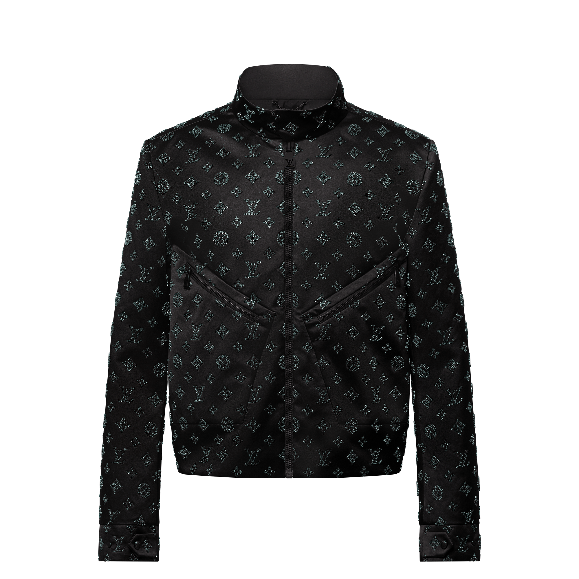 Embellished Silk Flight Suit Jacket - Ready-to-Wear 1AHBHX | LOUIS